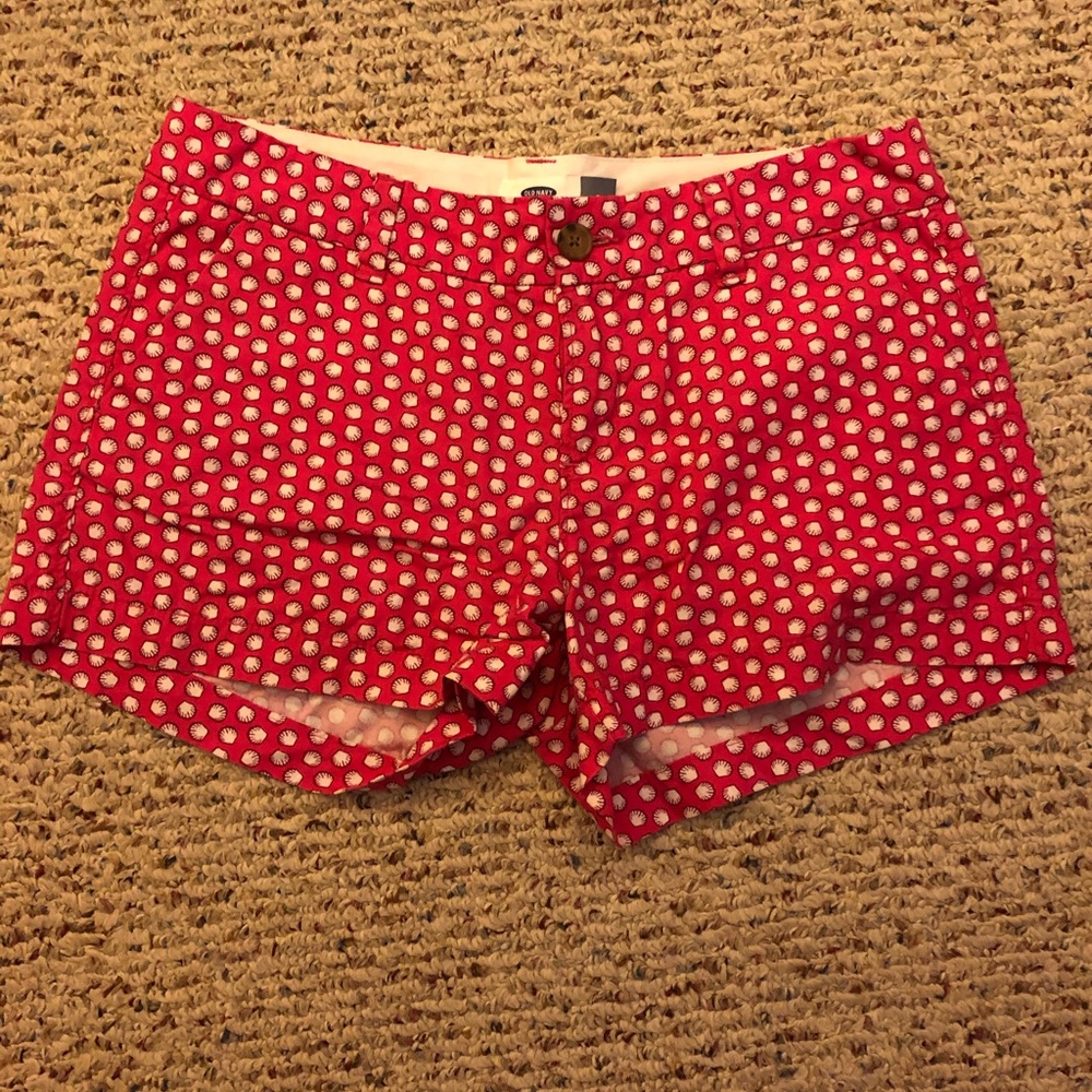 Pink Clamshell Shorts